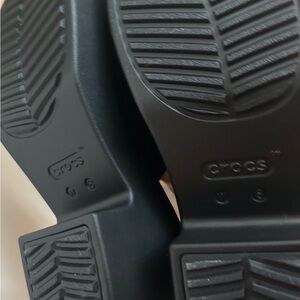 CROCS Classic Black Slide platform